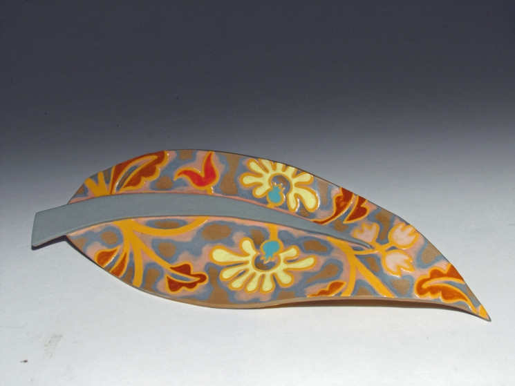 Yellow Daisy Chestnut Leaf