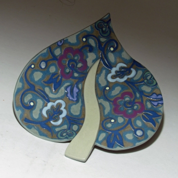 Amethyst Flower Blue Bodhi Leaf